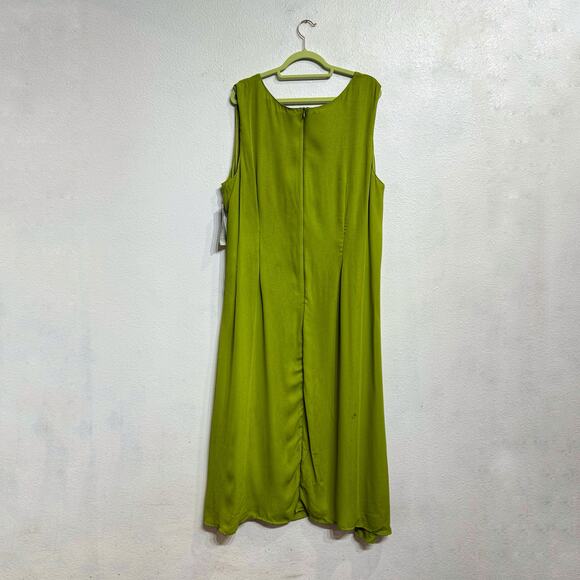 Mile Gabrielle Green Midi Dress Sz 24 NWT - Picture 9 of 11